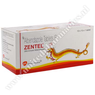 Zentel (Albendazole IP) - 400mg (1 Tablets)