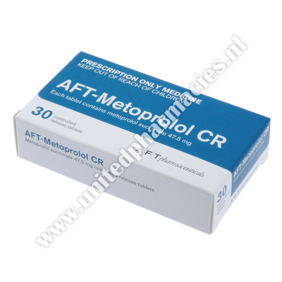 AFT-Metoprolol CR (Metoprolol Succinate) - 47.5mg (30 Tablets)