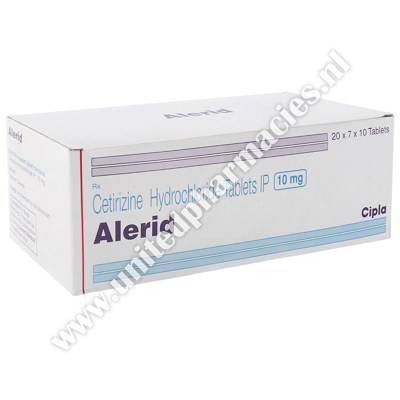 Alerid (Cetirizine Hydrochloride) - 10mg (10 Tablets)