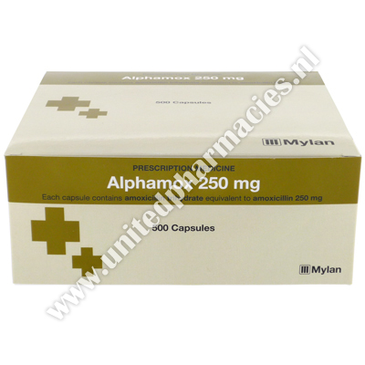 Alphamox (Amoxicillin) - 250mg (500 Capsules)
