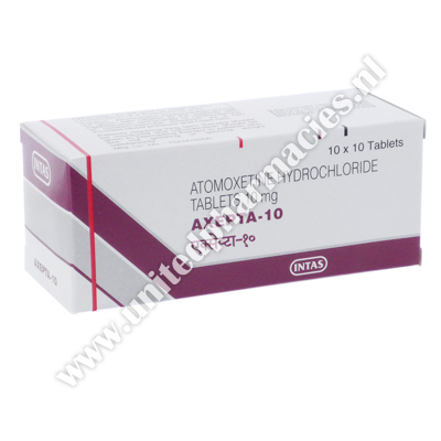 Axepta (Atomoxetine Hydrochloride) - 10mg (10 Tablets)