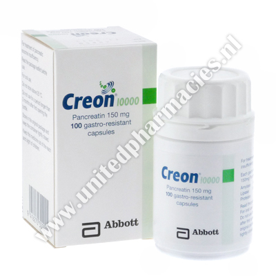 Creon 10000 (Pancreatin) - 150mg (100 caps)