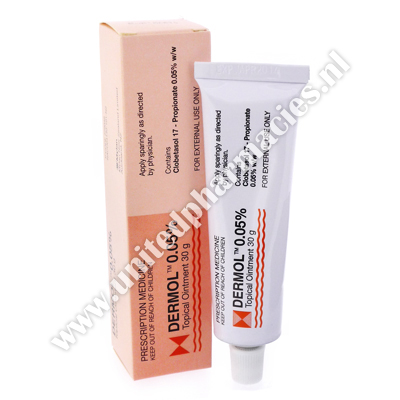 Dermol Ointment (Clobetasol 17-Propionate) - 0.05% (30g Tube)