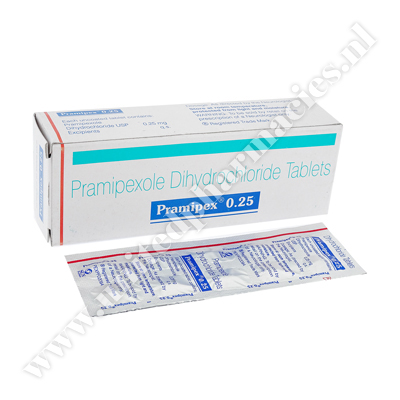 Pramipex (Pramipexole Dihydrochloride) - 0.25mg (10 Tablets)1