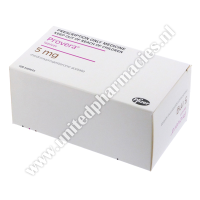 Provera (Medroxyprogesterone Acetate) - 5mg (100 Tablets)