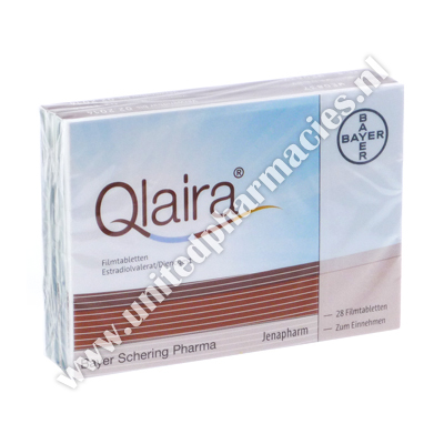 Qlaira (Estradiol Valerate/Dienogest) - 3mg/2mg (3 x 28 Tablets)