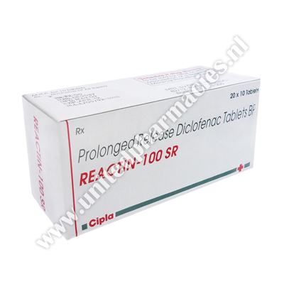 Reactin-100 SR (Diclofenac Sodium) - 100mg (10 Tablets)