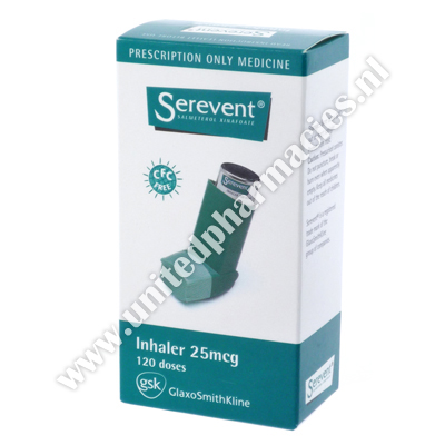 Serevent Inhaler (Salmeterol Xinafoate) - 25mcg (120 Doses)