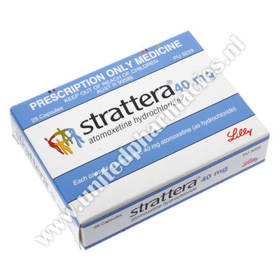 Strattera (Atomoxetine Hydrochloride) - 40mg (28 Capsules)