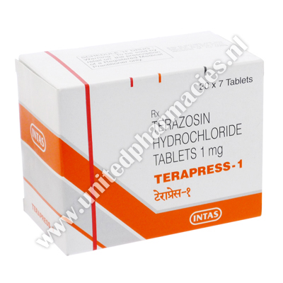 Terapress (Terazosin) - 1mg (7 Tablets)
