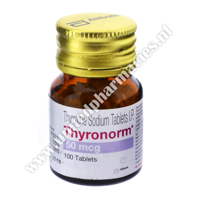 Thyronorm (Thyroxine Sodium) - 50mcg (100 Tablets)