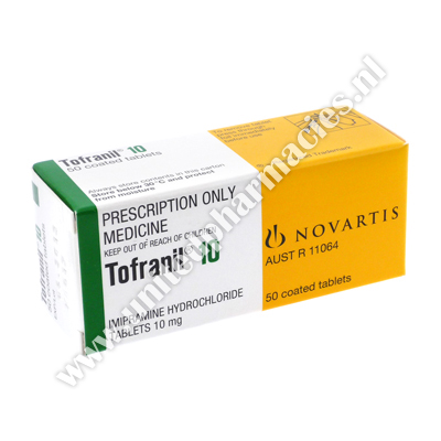 Tofranil (Imipramine Hydrochloride) - 10mg (50 Tablets)