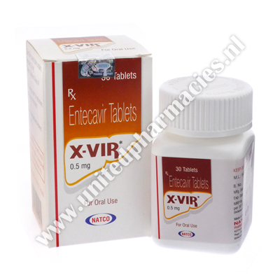 X-Vir (Entecavir) - 0.5mg (30 Tablets)
