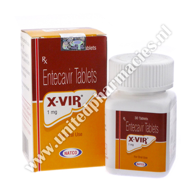 X-Vir (Entecavir) - 1mg (30 Tablets)